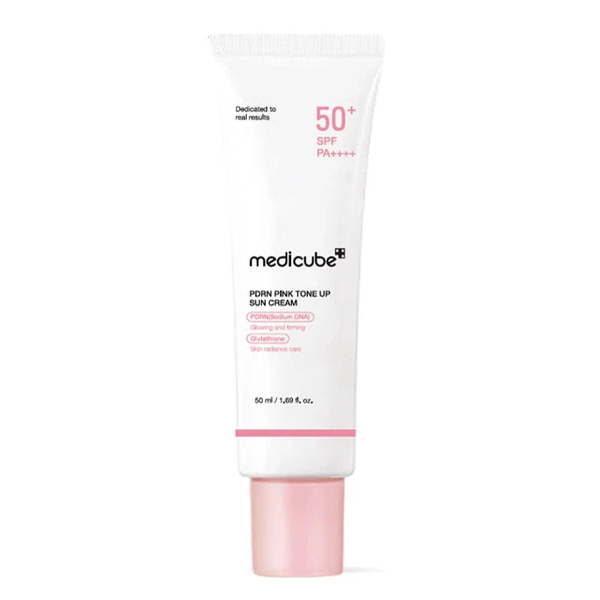ضد آفتاب پی دی آر ان تون آپ مدی کیوب Medicube Pdrn Pink Tone Up Sun Cream 50Ml