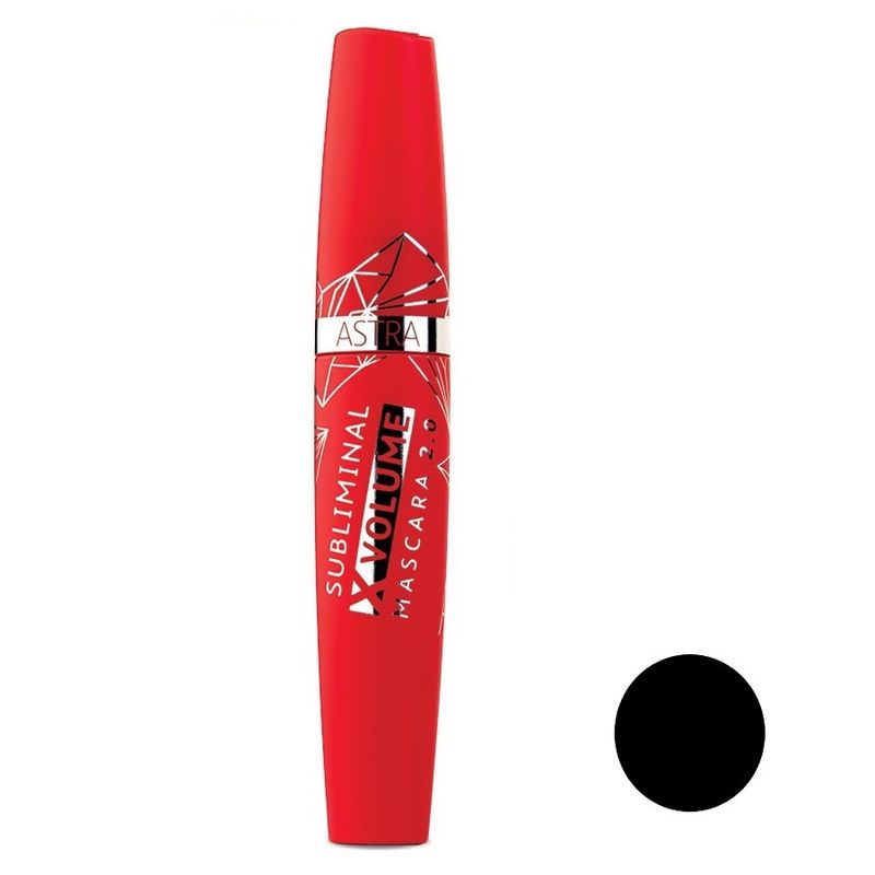 ریمل کد 01 مدل SUBLIMINAL X-VOLUME Mascara 2.0 INTENSE BLACK آسترا – ASTRA