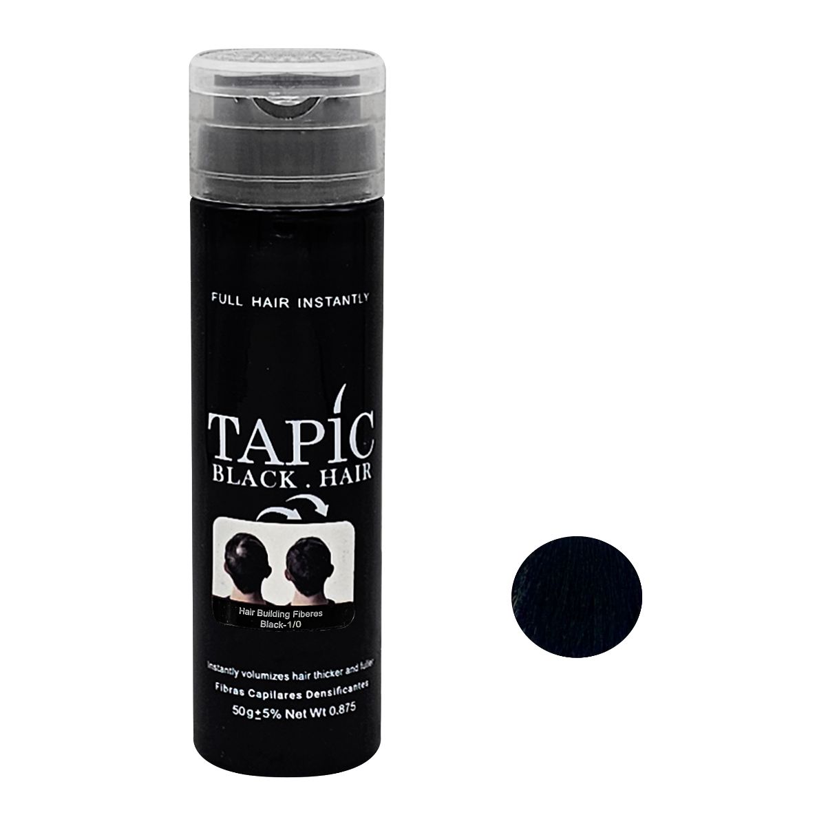 ودر پرپشت کننده تاپیک 01 noir black TAPIC مشکی پرکلاغی 50g