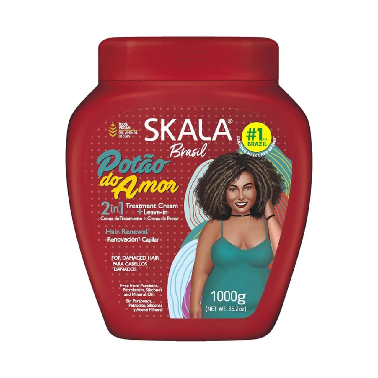 ماسک ترمیم کننده و آبرسان انواع مو اسکالا پوتاو دو آمور / Skala