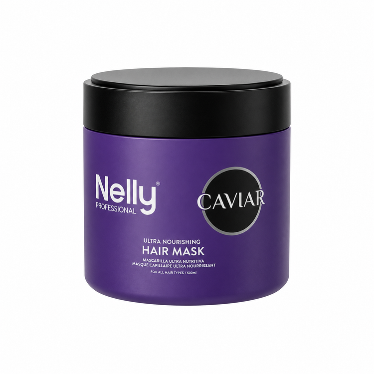 ماسک مو مغذی حاوی خاویار نلی پروفشنال مدل Caviar Ultra Nourishing