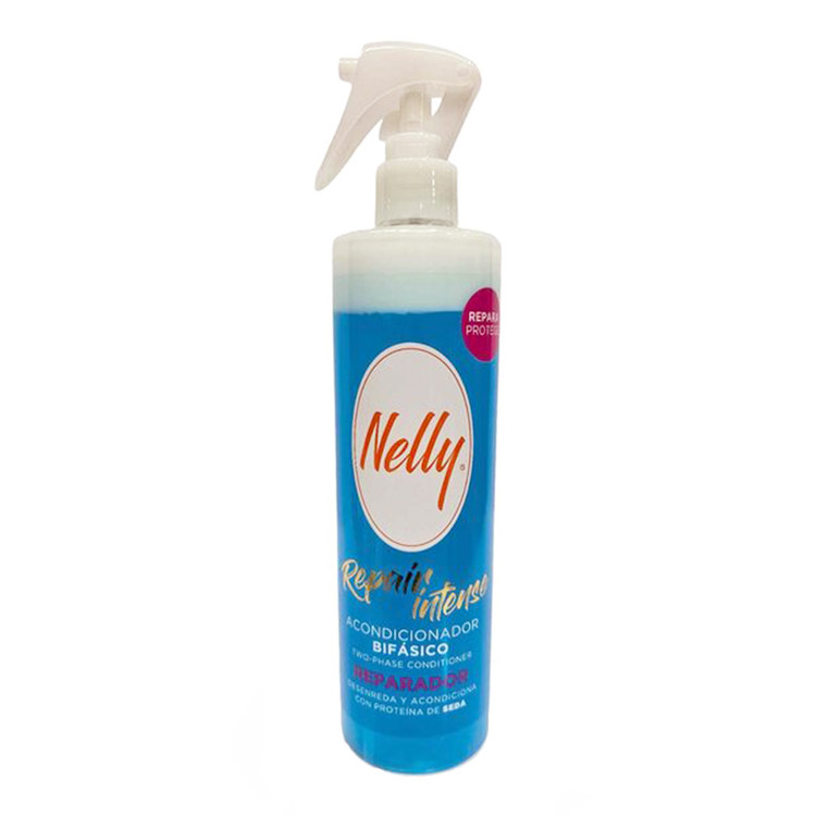 اسپری دو فاز مو احیا کننده و آبرسان روزانه نلی NELLY مدل SOFT HAIR حجم 400 میل