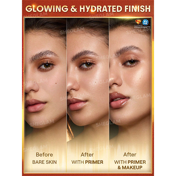 پرایمر درخشان کننده سوپرمن شیگلم Sheglam Glow Grip Superman 45Ml