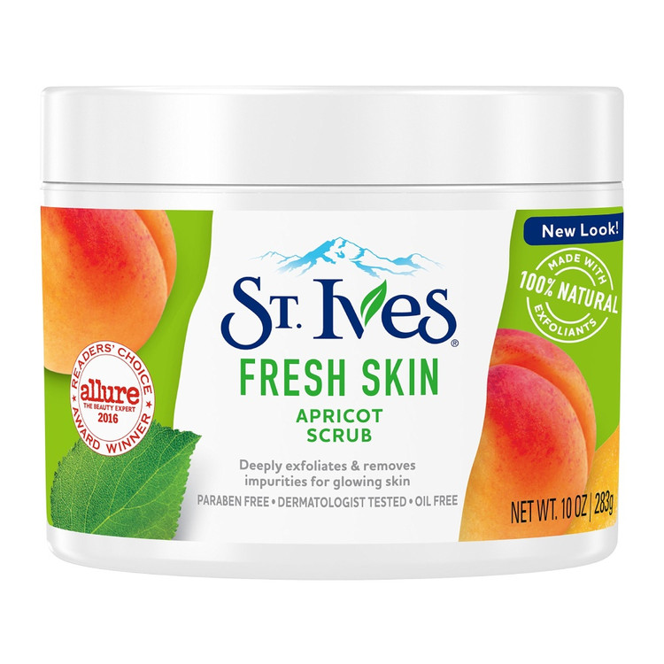 اسکراب پوست St. Ives مدل Apricot And Peach پاکسازی کننده کامل پوست حجم 283 گرم